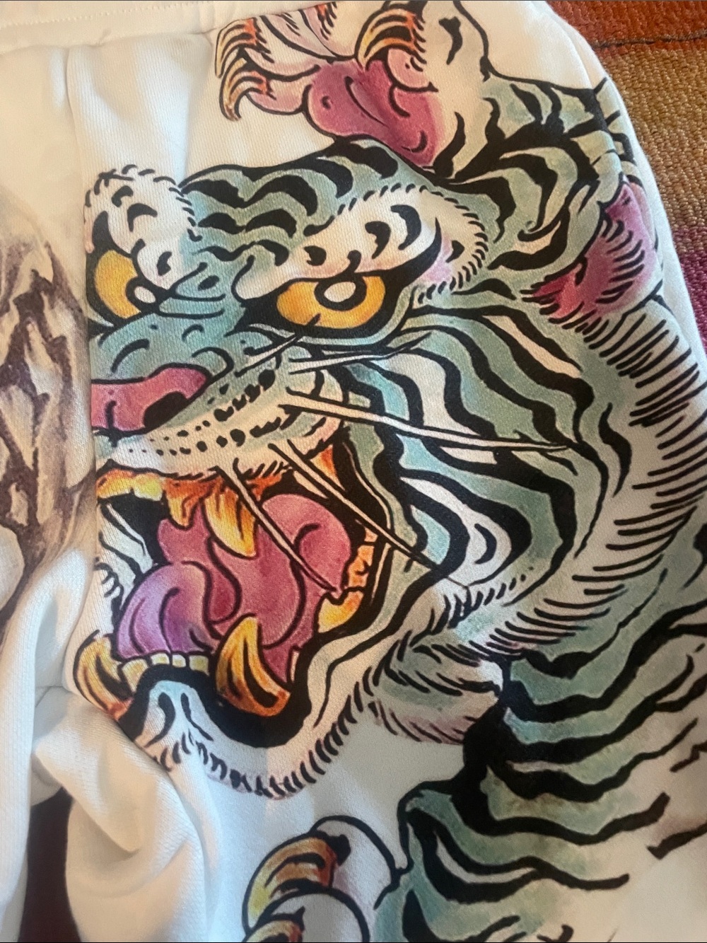 Eternal Art Wear Tiger , Cross  Drawstring Sweats - Picture 3 of 10